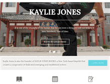 Tablet Screenshot of kayliejones.com